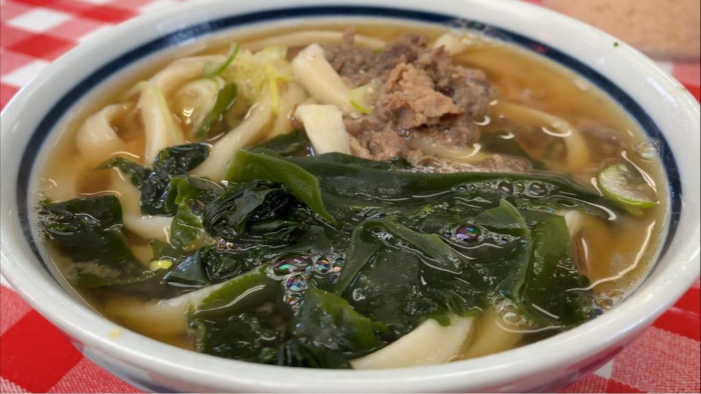 肉わかめうどん