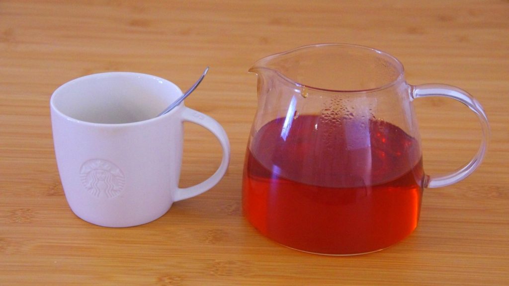 早速温かい紅茶を飲みましょう